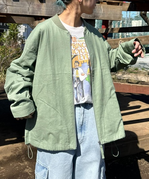 完売★CIAOPANIC TYPY ミリタリーブルゾン★カーキ CIAOPANIC TYPY 「CIAOPANIC TYPY」 ジップアップブルゾン LARGE