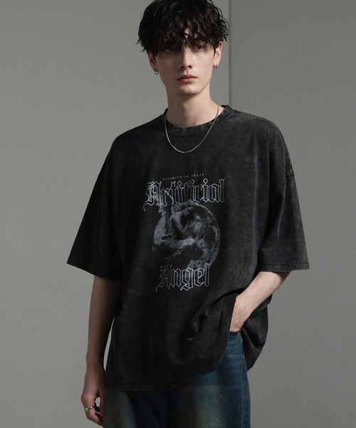 CIYOT tシャツ 「CIYOT」ヴィンテージメイク グラフィックプリント