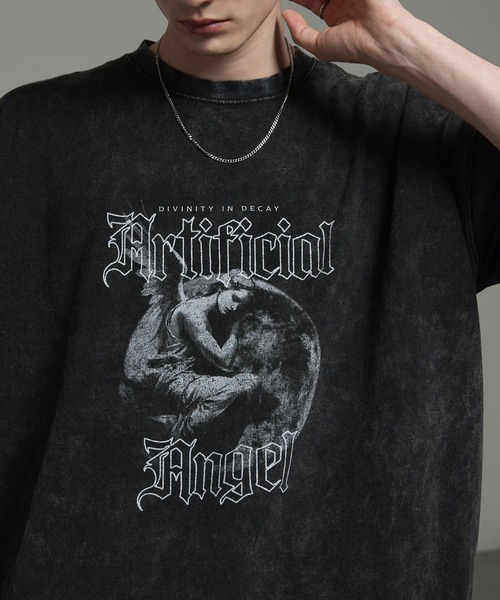 CIYOT tシャツ 「CIYOT」ヴィンテージメイク グラフィックプリント