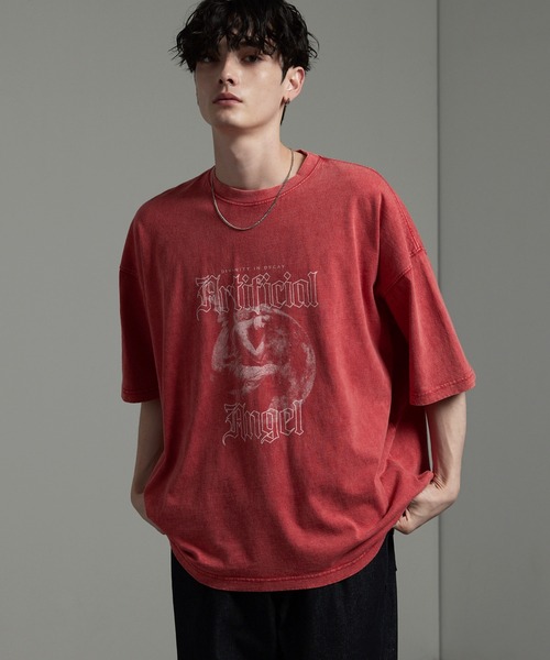 CIYOT tシャツ 「CIYOT」ヴィンテージメイク グラフィックプリント