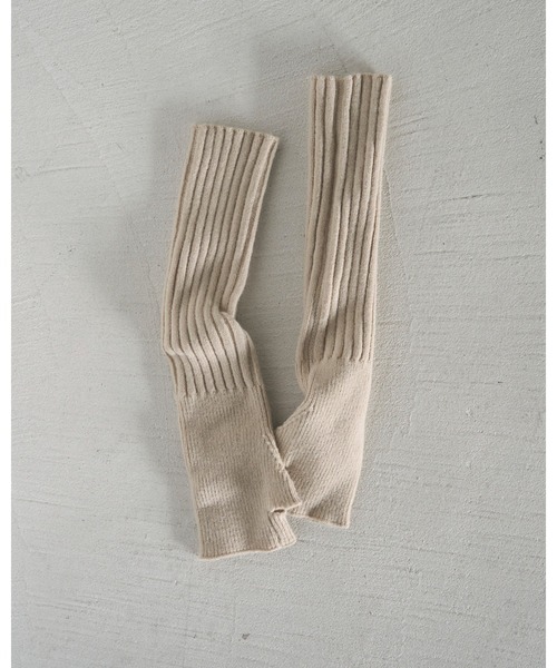 anuke（アンヌーク） アームカバー Rib Knit Armwarmers レディース