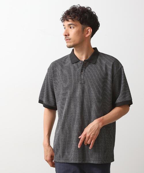 THE SHOP TK ポロシャツ ジャカードポロシャツ メンズ