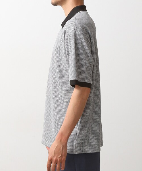 THE SHOP TK ポロシャツ ジャカードポロシャツ メンズ
