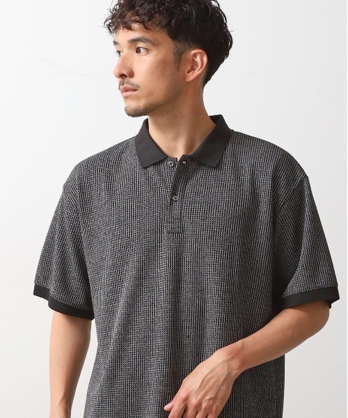THE SHOP TK ポロシャツ ジャカードポロシャツ メンズ