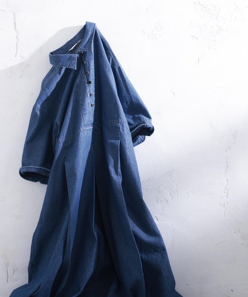 ワンピース juneberry soulberry ワンピース 「ショート丈」私の夏デニムワンピース