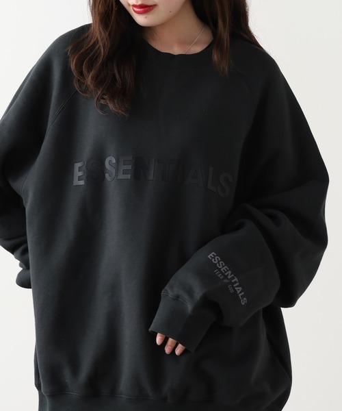 FOG ESSENTIALS/トレーナー 黒 FOG ESSENTIALS トレーナー スウェット ESSENTIALS