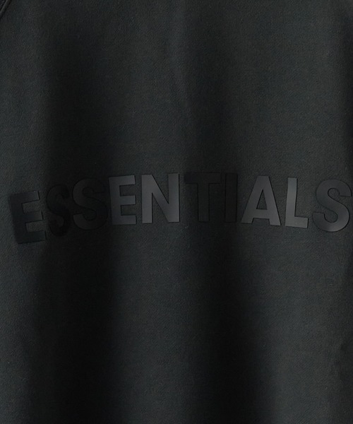 Fog Essentials スウェット　反射フォント　ブラック黒　裏起毛 FOG ESSENTIALS (エフオージーエッセンシャルズ) 裏起毛 ロゴ