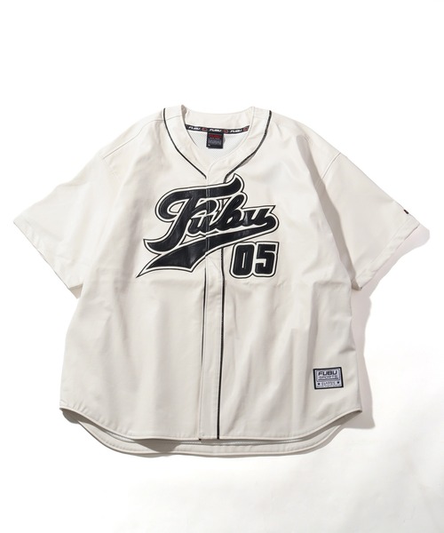 FUBU ベースボールシャツ 3XL相当 FUBU ベースボールシャツ 半袖 ジャージ 野球 ゲームシャツ