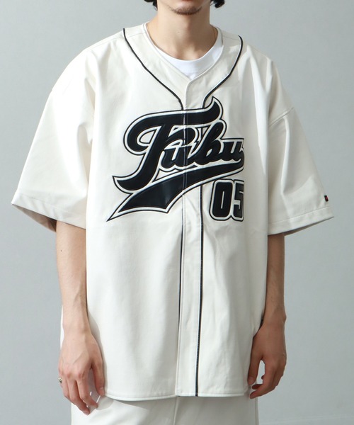 FUBU ベースボールシャツ 3XL相当 FUBU ベースボールシャツ 半袖 ジャージ 野球 ゲームシャツ