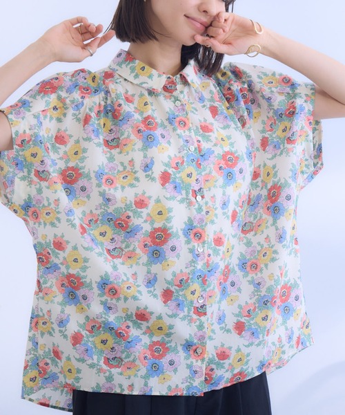 ブラウス シャツ 「KATHARINE ROSS」日本製 アソートLIBERTY.ブラウス レディース