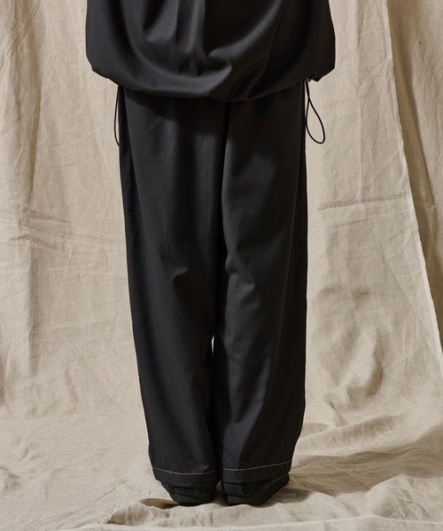 WETTEMPT 「WETTEMPT」 スラックス MEDIUM ブラック メンズ