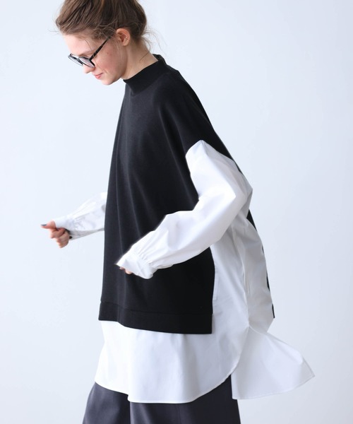 tシャツ 「KELEN / ケレン」ニットコンビトップス レディース