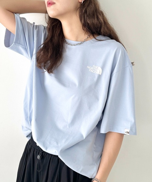 tシャツ 国内未発売 THE NORTH FACE(ザ・ノースフェイス) /ワンポイントロゴ バックプリント 半袖 Tシャツ/DELUZ S/S R/ THE NORTH FACE tシャツ 国内未発売 FACE(ザ・ノースフェイス