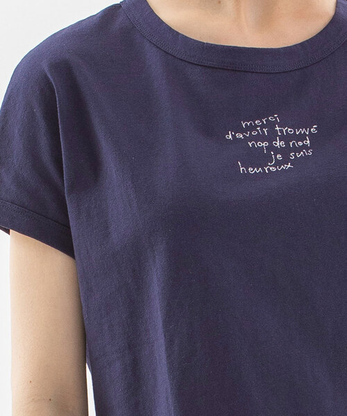 nop de nod（ノップドゥノッド） tシャツ 半袖 USコットン書き文字ロゴ