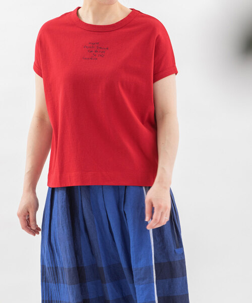 nop de nod（ノップドゥノッド） tシャツ 半袖 USコットン書き文字ロゴ
