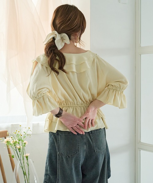mideal シュシュ original square scrunchie / midealオリジナル