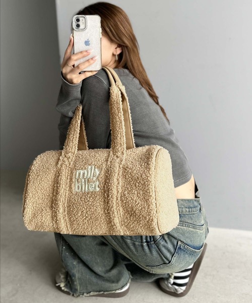 mina perhonen（ミナペルホネン） ハンドバッグ - グレー レディース