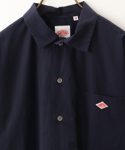 DANTON ダントン 半袖シャツ コットン ホワイト 38 Danton 「DANTON」 半袖シャツ 38 ホワイト レディース