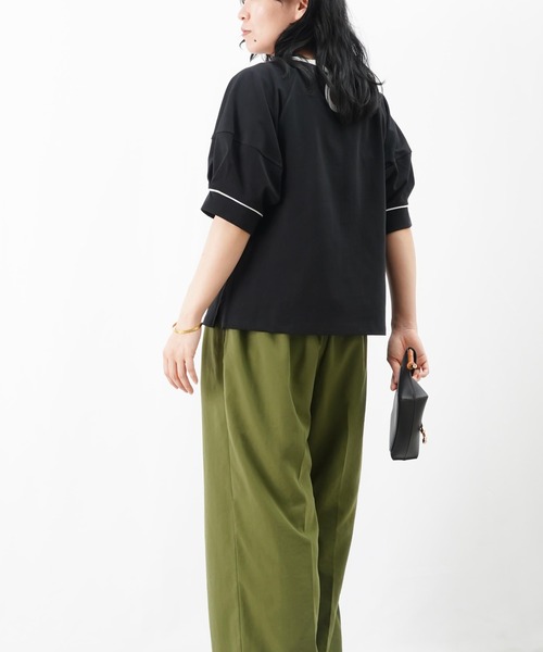 tシャツ 「Daily Luxe」パフスリーブトップス レディース Daily Luxe】パフスリーブトップス / Brown&Street（ブラウン