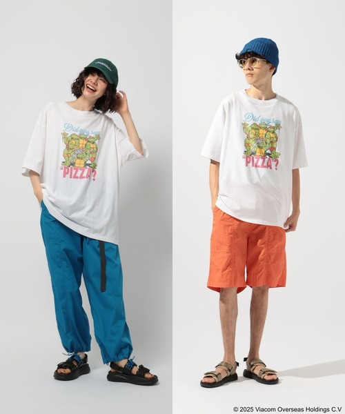ニコアンド てぃら アソートサマーTシャツ＆チェックゆるパンツ セット ニコアンドてぃらチェックゆるパンツとアソートサマーTシャツ