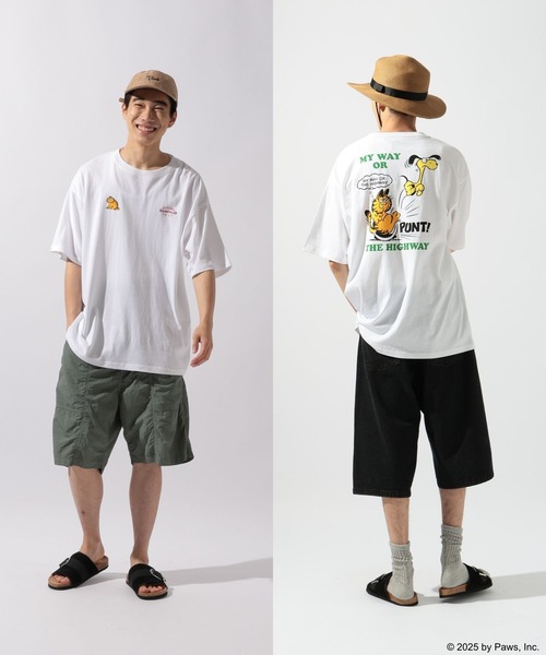 niko and…（ニコアンド） tシャツ CHARACTER PRINT T-SHIRT メンズ