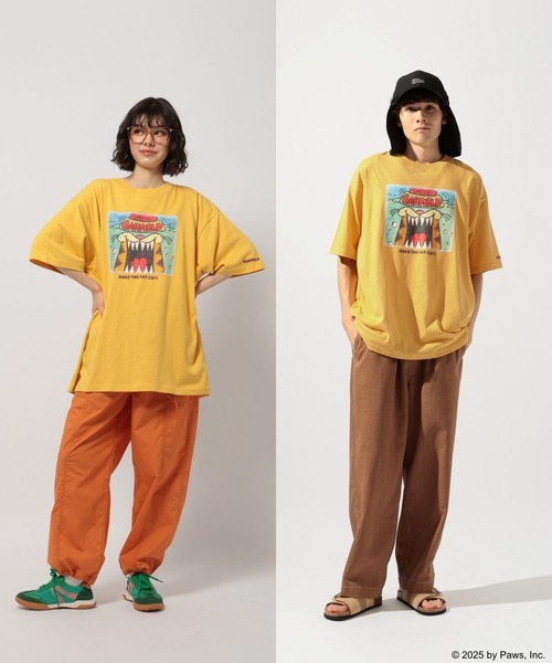 niko and…（ニコアンド） tシャツ CHARACTER PRINT T-SHIRT メンズ
