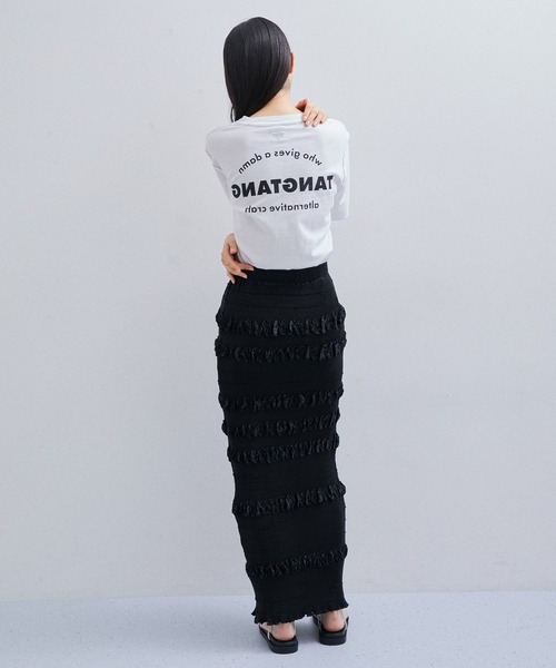 「TANGTANG」 半袖Tシャツ S ブラック レディース