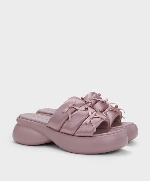 CHARLES & KEITH(チャールズ&キース) 厚底 サンダル リサイクル CHARLES & KEITH(チャールズ&キース) 厚底 サンダル リサイクル
