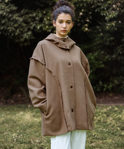 エムズグレイシー・ウールコート モカベージュ M'S GRACY 2023 Autumn&Winter Collection | msgracy