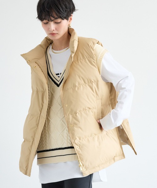 新品タグ付 BARNYARDSTORM テントダウンベスト モカ M BARNYARDSTORM（バンヤードストーム）の「テントダウンベスト【WEB限定