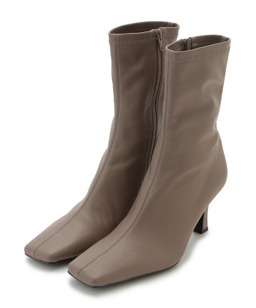 Mila Owen（ミラオーウェン） ショートブーツ 37 ブラウン レディース