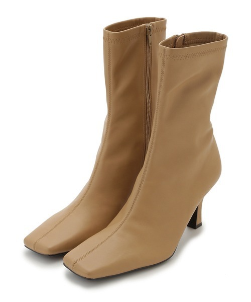 トープ ニュアンスベージュ ロングブーツ Mila Owen 37 23.5 トープ ニュアンスベージュ ロングブーツ Mila Owen 37 23.5