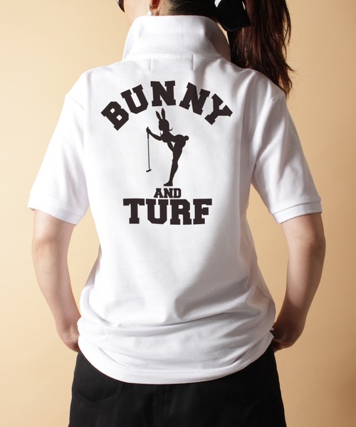 LIBERTY CITY（リバティーシティ） ポロシャツ 「BUNNY＆TURF」 ドライ