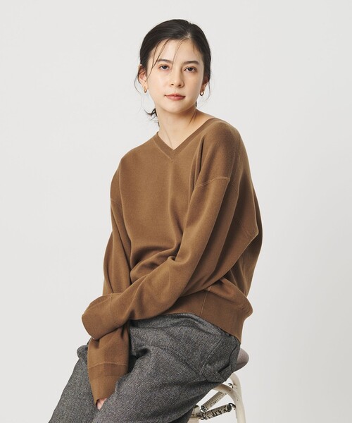 ユナイテッドアローズBEAUTY&YOUTH ふわふわ 起毛 ニット ブラウン ユナイテッドアローズBEAUTY&YOUTH ふわふわ ショップ 起毛 ニット