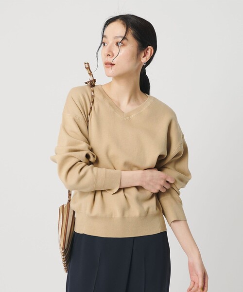 BEAUTY＆YOUTH UNITED ARROWS ニット セーター ソフトコットン Vネック