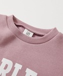 ワンピース デビラボ プリント 裏起毛 ワンピ...の詳細画像4