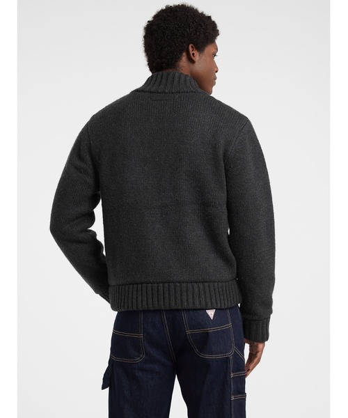 ブルゾン アウター GUESS JEANS Long Sleeves Padded Zipped Sweater ジャケット ブルゾン メンズ | ブランド登録なし | 02