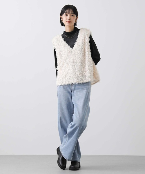 「Gready Brilliant」 「AuieF」ノースリーブトップス 38 アイボリー レディース_画像8