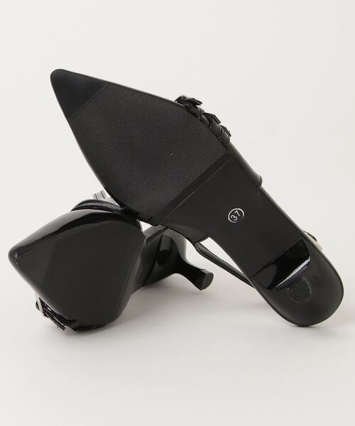 「Per sist ence」 ヒールサンダル MEDIUM シルバー レディース_画像3