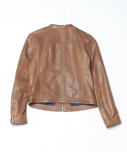 TOMORROWLAND（トゥモローランド） レザーブルゾン 36 ブラウン