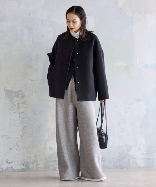 JOURNAL STANDARD ショートコート JOURNAL STANDARD ノーカラーコート コート 「追加2」スーパー