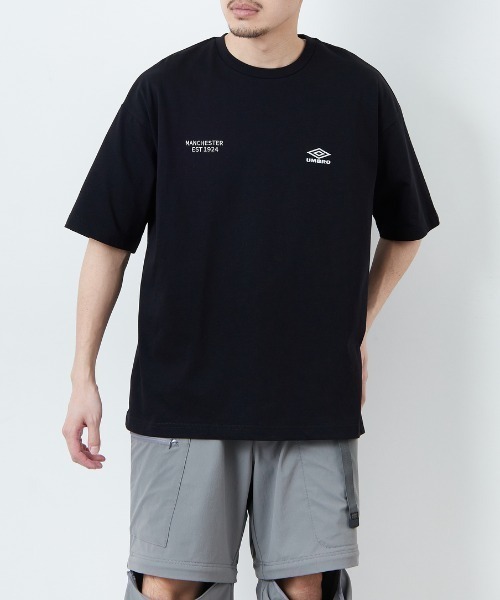 「UMBRO」 半袖Tシャツ L ネイビー レディース_画像9