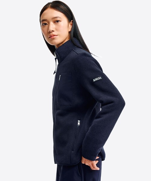 AIGLE（エーグル） ブルゾン アウター ポーラテック フルジップ