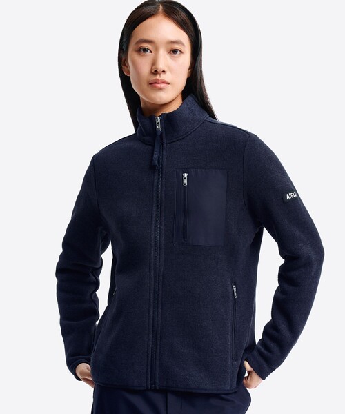 AIGLE（エーグル） ブルゾン アウター ポーラテック フルジップ
