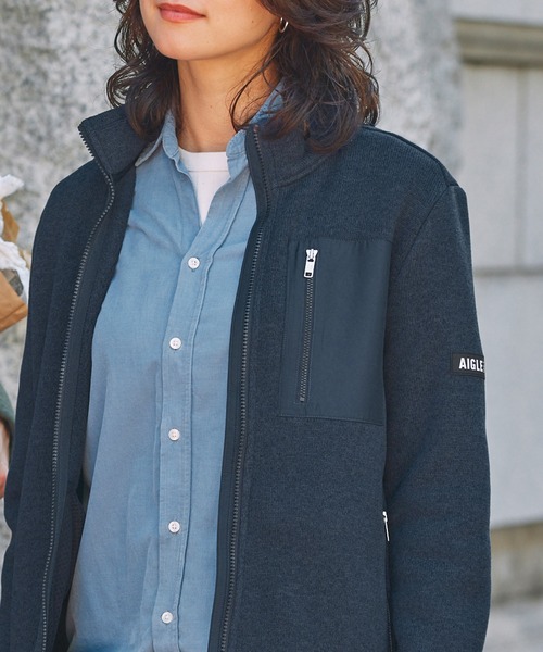 AIGLE（エーグル） ブルゾン アウター ポーラテック フルジップ