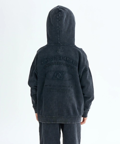 パーカー 25 KD HIDDEN ZH /DCキッズセットアップ対応バックロゴ刺繍ジップアップパーカー・フーディー キッズ 子供服 男の子 女の子の画像