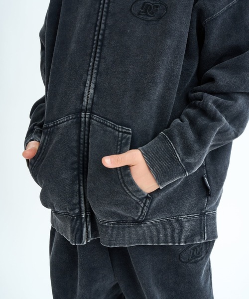 パーカー 25 KD HIDDEN ZH /DCキッズセットアップ対応バックロゴ刺繍ジップアップパーカー・フーディー キッズ 子供服 男の子 女の子の画像