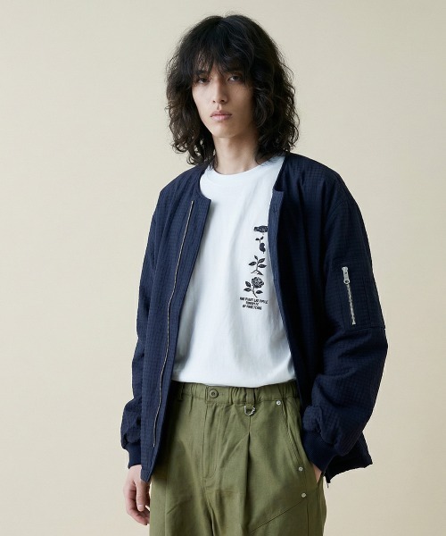 rehacer（レアセル） ma1 ma-1 rehacer : Tactical Collarless Jacket