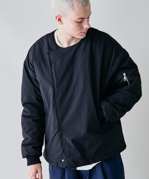 rehacer（レアセル） ma1 ma-1 rehacer : Tactical Collarless Jacket