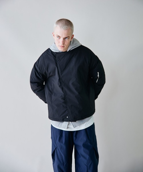 rehacer（レアセル） ma1 ma-1 rehacer : Tactical Collarless Jacket